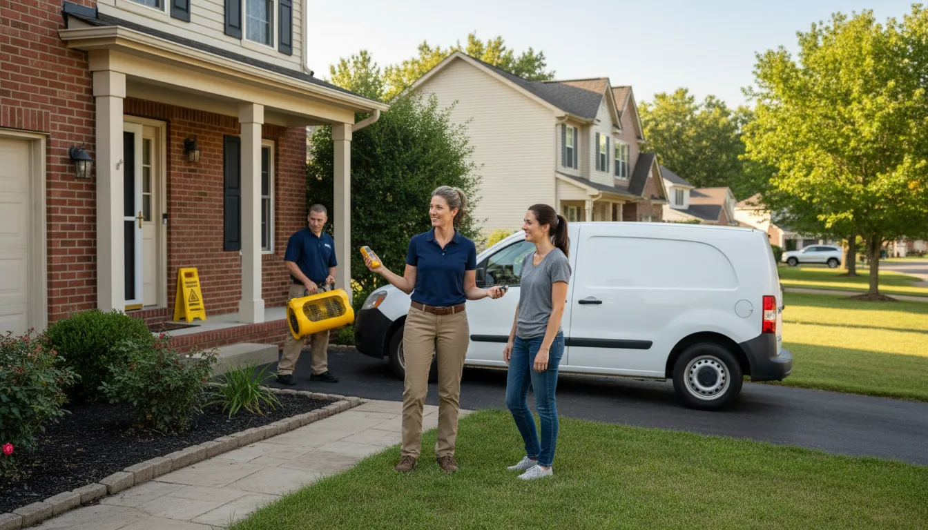 Water restoration image for Mold Remediation in Clementon, NJ